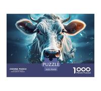 Puzzle 1000 Piezas Vaca, Desafío, Juguete Entretenimento Multicolor Bison Regalo Creativo Para La Relajación Juguete Colorido Para Niños De 8 A 12 Años 70x50cm/1000pcs