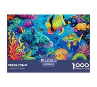 Puzzle 1000 Piezas Vida Del mar MarJuego Educativo Pasatiempo Creativo Bigeye PecesRegalo Creativo Para La Relajación Clásicos Para Adultos Y Niños A Partir De 12 Años Puzzle 38x26cm/1000pcs