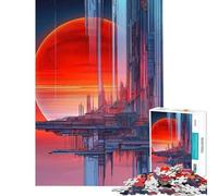 Puzzle 1000 pour Adolescents L'Odyssée de l'espace Une Nouvelle Station Spatiale Jeu addictif pour développer la Patience et stimuler la réflexion Un Cadeau d'anniversaire Stimulant et Difficile