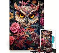 Puzzle 1000 sagesses florissantes, jeu de poinçonnage, jeu de logique, jeu de détente, décoration de Noël (38 x 26 cm)