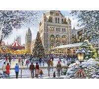 Puzzle 1000 Teile - Skating Outside Natural History Museum