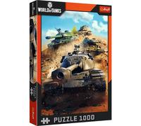 Trefl – Puzzle World of Tanks Les Chars en Action – 1000 pièces – À partir de 14 ans