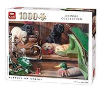 Puzzle 1000P Animal COL. Chiots Etagere