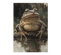 Puzzle 1000pcs(38x26cm) Nature's Camouflage Frog in Shadows Puzzle Jeux Relaxants, Assemblage De Motifs, Idéal comme Cadeau pour Toute La Famille 1000pcs(38x26cm)