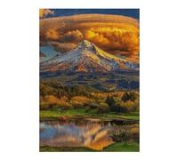 Puzzle 1000pcs(38x26cm) pour Adolescents Mountain Reflections Nature's Canvas Puzzles pour Adultes Jeux Relaxants Anti-Stress Cadeaux Uniques pour Anniversaire Et Noël 1000pcs(38x26cm)