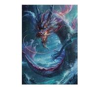 Puzzle 1000pcs(38x26cm) pour Adolescents Oceanic Serpent Artwork Puzzle pour Adultes Jeu Manuel Décoration Parfaite Cadeaux d'anniversaire Et Cadeaux Uniques 1000pcs(38x26cm)