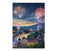Puzzle 1000pcs(38x26cm) pour Adultes Japanese Fireworks Festival Adolescents Puzzles Jeux De Détente Cadeaux pour Femmes Cadeaux d'anniversaire Uniques 1000pcs(38x26cm)