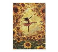 Puzzle 1000pcs(38x26cm) Sunflower Ballet Dance Art Print Puzzle Jeux Relaxants, Assemblage De Motifs, Idéal comme Cadeau pour Toute La Famille 1000pcs(38x26cm)