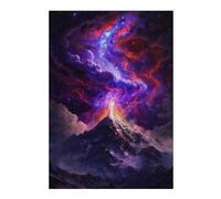 Puzzle 1000pcs(38x26cm) Volcanic Nebula Sky Puzzles pour Adultes - Jouets Anti-Stress - Améliorez Vos Souvenirs - Offrez-Les en Cadeau À Toute La Famille 1000pcs(38x26cm)