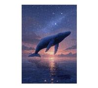 Puzzle 1000pcs(38x26cm) Whale Watching at Sunset Puzzles pour Adolescents, Jouets À Monter Soi-même, Analyse Et Logique, Parfaits comme Cadeaux pour Toute La Famille 1000pcs(38x26cm)