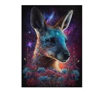 Puzzle 1000pcs(52x38cm) Astronomical Kangaroo in Space Puzzle Für Erwachsene Entspannungsspiele Heimdekoration Einzigartige Geschenke Für Geburtstag Und Weihnachten 1000pcs(52x38cm)