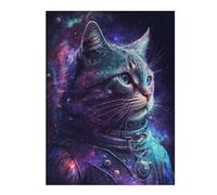 Puzzle 1000pcs(52x38cm) Cosmic Cat in Space Suit-2 Puzzle Für Erwachsene Entspannungsspiele Heimdekoration Einzigartige Geschenke Für Geburtstag Und Weihnachten 1000pcs(52x38cm)