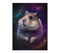 Puzzle 1000pcs(52x38cm) Hamster in Space Puzzle Für Erwachsene Entspannungsspiele Heimdekoration Einzigartige Geschenke Für Geburtstag Und Weihnachten 1000pcs(52x38cm)