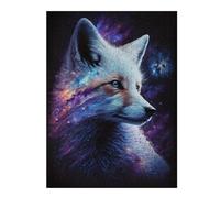 Puzzle 1000pcs(52x38cm) pour Adolescents Galactic Fox Art Print Puzzles pour Adultes Jeu Familial Analyse Et Logique comme Cadeaux pour Toute La Famille 1000pcs(52x38cm)