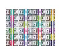 Puzzle 1000pcs(52x38cm) pour Adultes Rainbow Dollar Cash Stacks Puzzle Casse-tête Jeu Anti-Stress Idée Cadeau Originale pour Un Anniversaire Ou Autre 1000pcs(52x38cm)