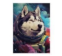 Puzzle 1000pcs(52x38cm) pour Adultes Space Dog Explorer-136 Jeu De Puzzle Casse-tête pour S'amuser en Famille Et Stimuler Le Cerveau 1000pcs(52x38cm)