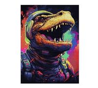 Puzzle 1000pcs(52x38cm) Space Dinosaur Adventure -3 Puzzles pour Adolescents, Jouets À Monter Soi-même, Analyse Et Logique, Parfaits comme Cadeaux pour Toute La Famille 1000pcs(52x38cm)