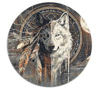 Puzzle 1000pcs (67.5x67.5cm) pour Adultes Art amérindien Original,pour Femmes Et Hommes,Planche en Bois,Verrouillage De Précision