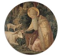 Puzzle 1000pcs (67.5x67.5cm) pour Adultes High Priest Aaron and The Chèvre,pour Femmes Et Hommes,Planche en Bois,Verrouillage De Précision