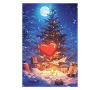 Puzzle 1000pcs(75x50cm) Christmas Night Wonderland Puzzles pour Adultes, Jouets Anti-Stress, Assemblage De Motifs, Cadeaux Uniques pour Anniversaire Et Noël 1000pcs(75x50cm)