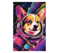 Puzzle 1000pcs(75x50cm) Corgi Astronaut Space Suit Puzzles pour Adolescents, Jouets À Monter Soi-même, Analyse Et Logique, Parfaits comme Cadeaux pour Toute La Famille 1000pcs(75x50cm)