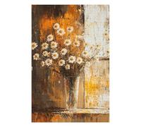 Puzzle 1000pcs(75x50cm) Daisy Bouquet in Glass Vase Puzzle Jeux Relaxants, Assemblage De Motifs, Idéal comme Cadeau pour Toute La Famille 1000pcs(75x50cm)
