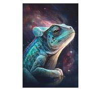 Puzzle 1000pcs(75x50cm) Galactic Lizard Art Print-13 Puzzles pour Adultes - Jouets Anti-Stress - Améliorez Vos Souvenirs - Offrez-Les en Cadeau À Toute La Famille 1000pcs(75x50cm)