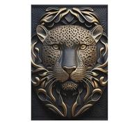 Puzzle 1000pcs(75x50cm) Jaguar Gold Relief Deco Puzzles pour Adultes - Jouets Anti-Stress - Améliorez Vos Souvenirs - Offrez-Les en Cadeau À Toute La Famille 1000pcs(75x50cm)