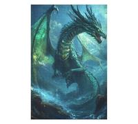 Puzzle 1000pcs(75x50cm) Oceanic Dragon Artwork-1 Puzzle Jeux Relaxants, Assemblage De Motifs, Idéal comme Cadeau pour Toute La Famille 1000pcs(75x50cm)