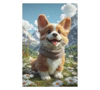 Puzzle 1000pcs(75x50cm) pour Adolescents Corgi in Daisy Field Puzzles pour Adultes Jeux Relaxants Anti-Stress Cadeaux Uniques pour Anniversaire Et Noël 1000pcs(75x50cm)