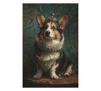 Puzzle 1000pcs(75x50cm) Royal Corgi Portrait-1 Puzzles pour Adolescents Jouets Anti-Stress Une Œuvre d'art Cadeaux Uniques pour Un Anniversaire Et Noël 1000pcs(75x50cm)