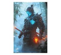 Puzzle 1000pcs(75x50cm) Samurai Warrior with Glowing Armor Puzzles pour Adolescents, Jouets À Monter Soi-même, Analyse Et Logique, Parfaits comme Cadeaux pour Toute La Famille 1000pcs(75x50cm)