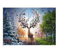 Puzzle 1000pièces, Cerf Fantastique, Adultes&enfants dès 14ans, Puzzle de qualité supérieure, 12001088, Edition 50 ans, Ravensburger