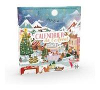 Eeboo – Calendrier de l'Avent puzzle Village de Noël – 1008 pièces en 24 coffrets