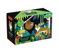 Rainforest Glow in The Dark Puzzle: 100 Pieces