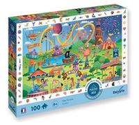 Puzzle 100P - La fete foraine Bleu G