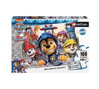 puzzle 100p Pat Patrouille chevalier - NATHAN JEUX - Jaune - Matériaux mixtes - 100 pièces - Dès 6 ans