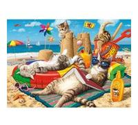 Puzzle 1000 Pièce Chats sur Leur Vacances Trouve The Caché Formes Jeu