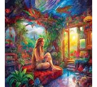 Puzzle 1023 pièces : Maison au paradis Yazz puzzle G