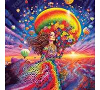Puzzle 1023 pièces : Voler avec des fleurs Yazz puzzle G