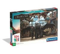 Clementoni – Puzzle PZL 104 How to Train Your Dragon – 104 pièces – 6 ans – 25079