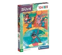 Clementoni Puzzle Enfant Stitch Disney 104 pièces Fabriqué en Italie 25042