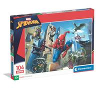 Clementoni - Puzzle enfant Spider-Man Super 104 pièces 6 ans et + Héros Marvel
