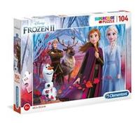 Puzzle 104 pièces Clementoni Supercolor Disney Frozen 2 G