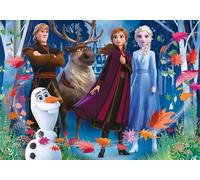 Puzzle 104 pièces effet 3D Clementoni - Effet 3D - Frozen 2