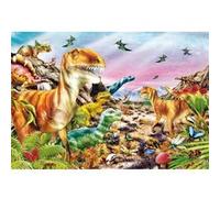 Puzzle 104 pièces : Le pays des dinosaures Clementoni G