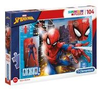 Puzzle 104 Pieces Spiderman Marvel - Puzzle Enfant Clementoni Super Heros Spider-man Homme Araigniee