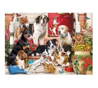 Trefl – Puzzle Formes cachées (Amusement de chien) – 1000 + 43 pièces – Extérieur