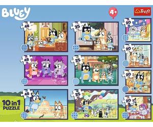 Puzzle 10w1 Historia Bluey TREFL Trefl