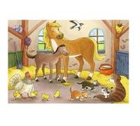 Puzzle 12 Pièces : 2 Puzzles - Familles d'Animaux de la ferme, Ravensburger G